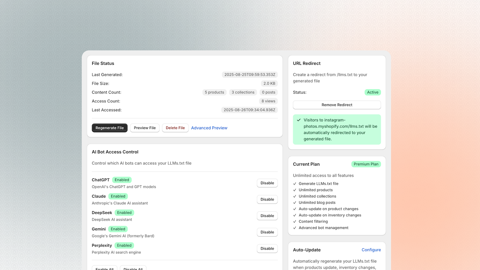Dashboard Preview